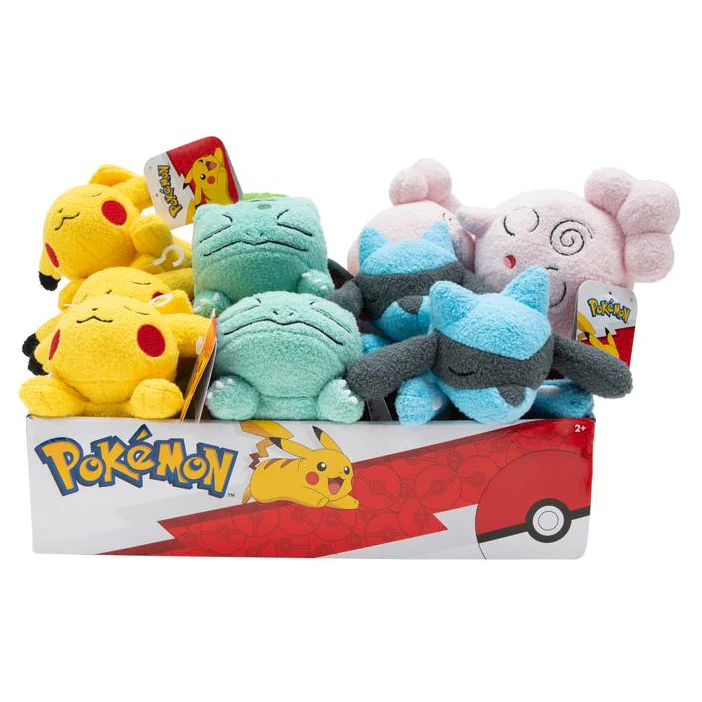 Jazwares Pokemon USA 4.5 Plush Sleeping